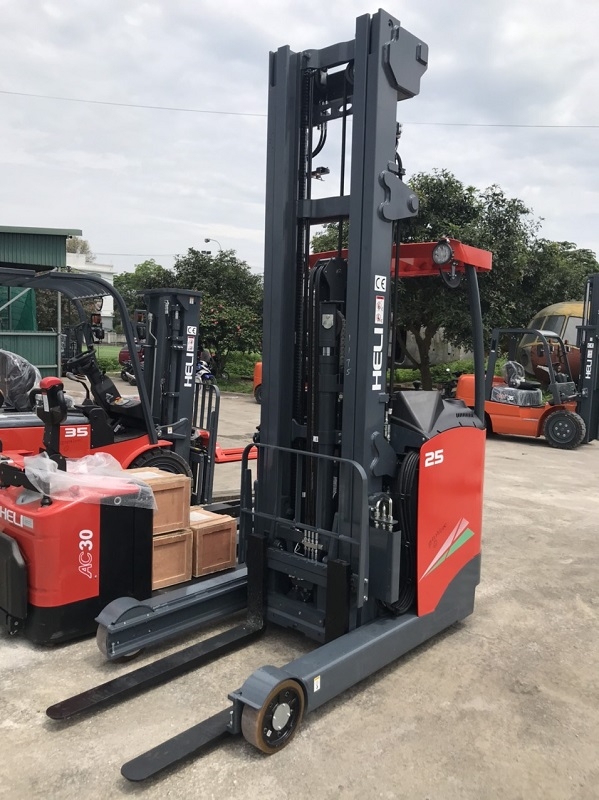 Xe nâng điện Reach truck Heli CQD25-GC2R, 2.5 tấn