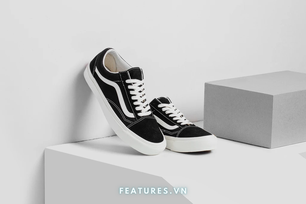 Phiên bản Vans Vault OG Old Skool LX Marshmallow Black White 2019