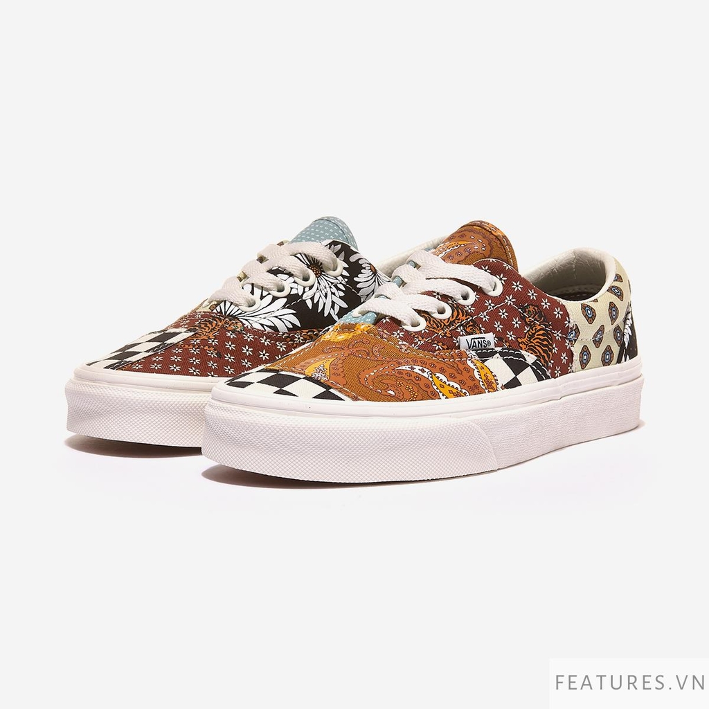 vans era tiger patchwork