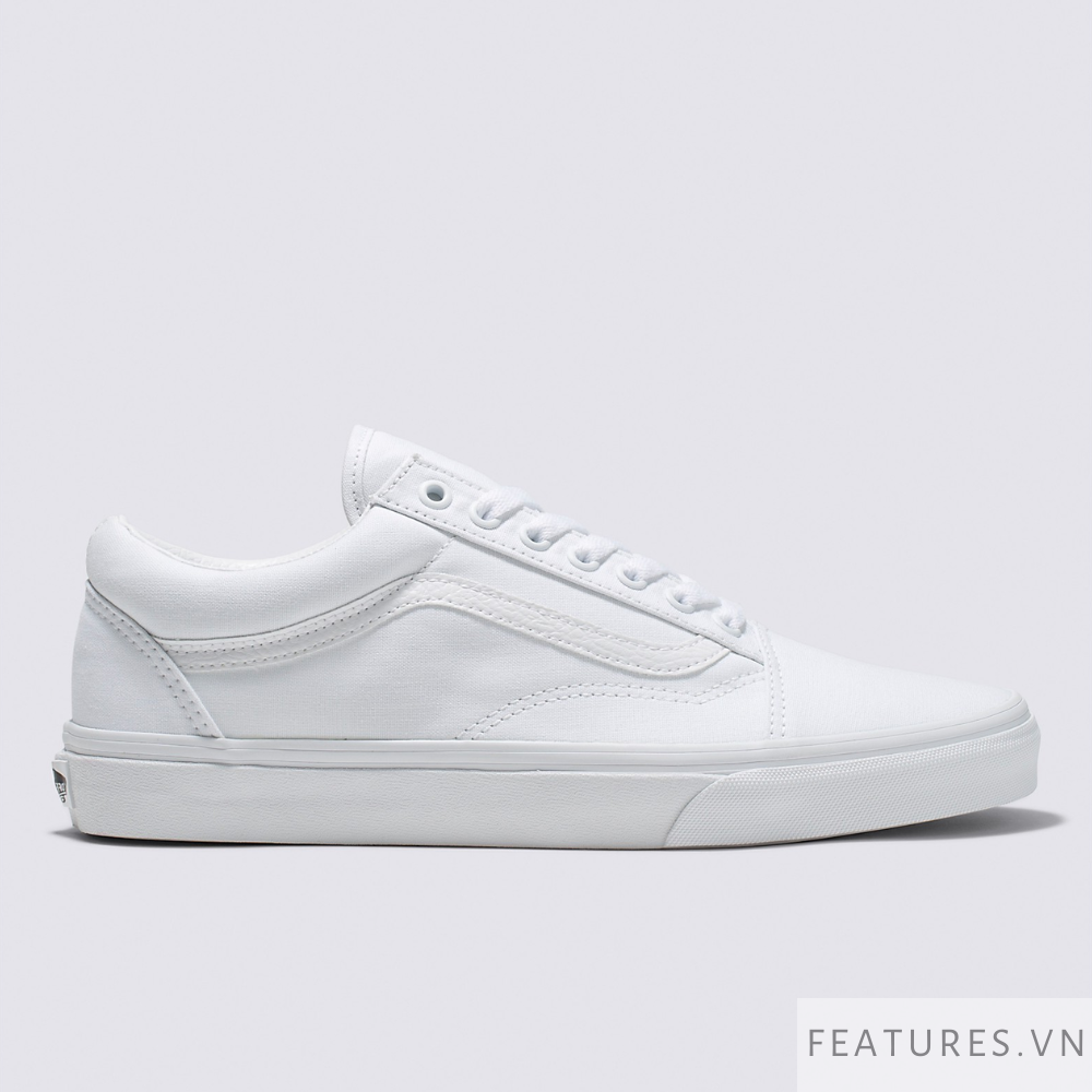 All white vans old top school