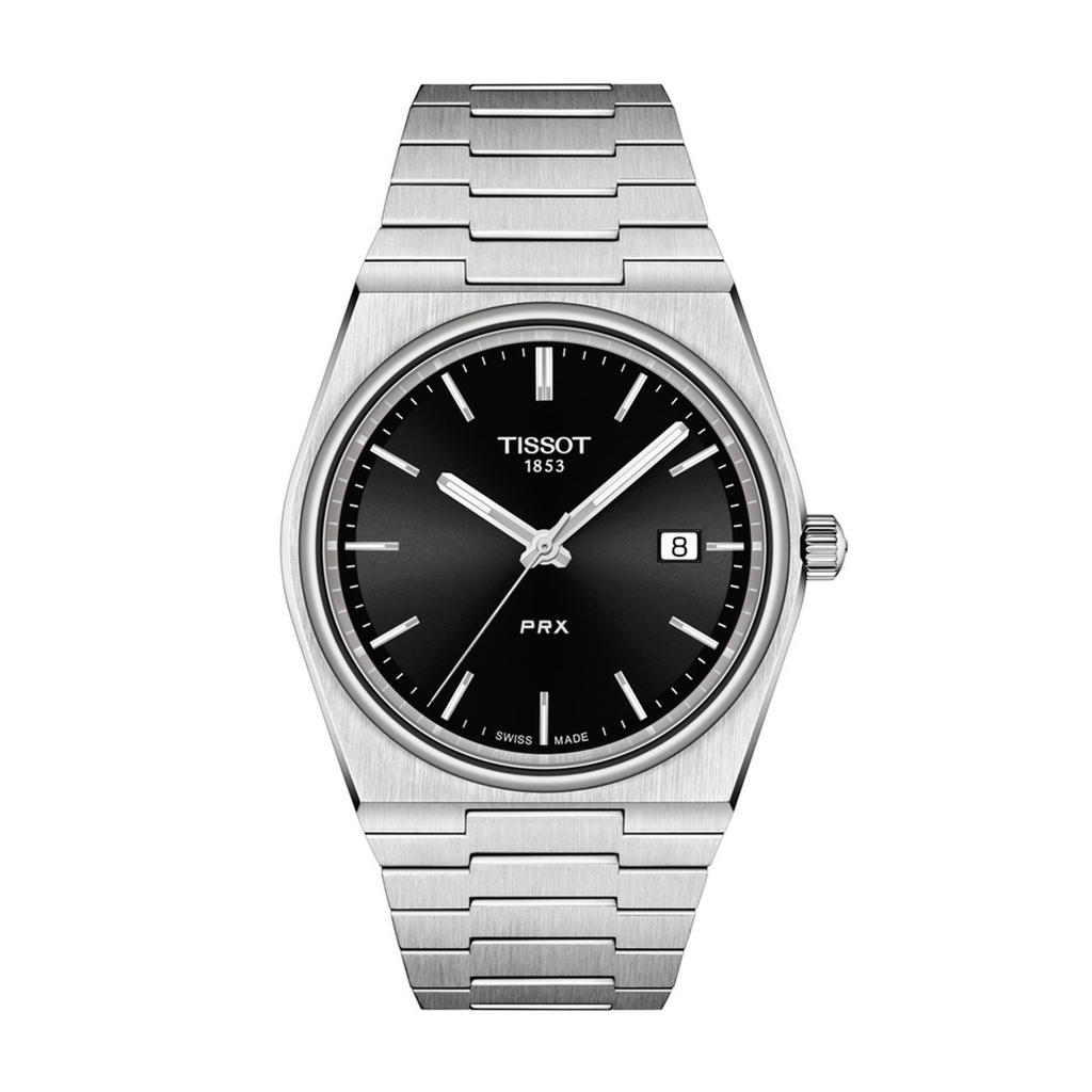 Đồng hồ nam cao cấp Tissot stainless steel case Dress Watch Grey