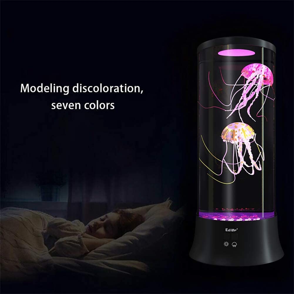 Đèn thủy sinh sứa EDIER LED Fantasy Jellyfish Lava Lamp