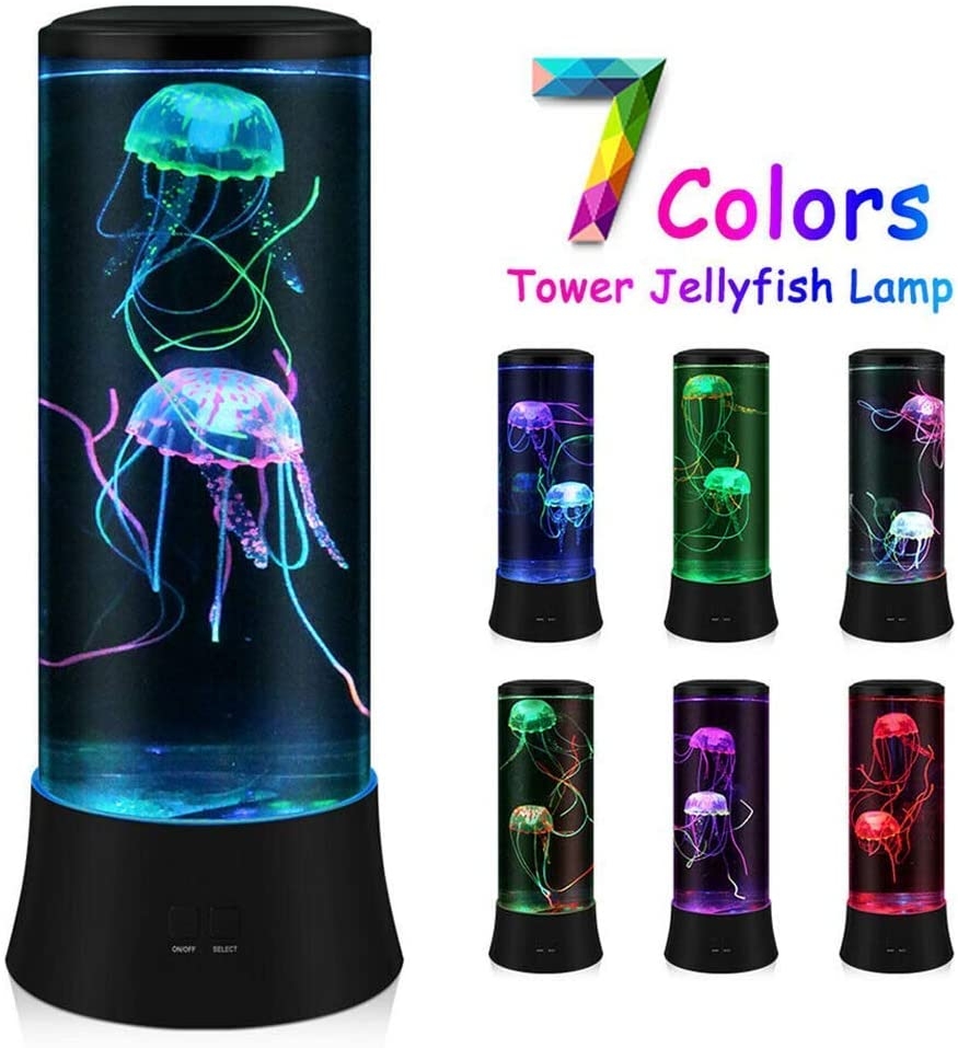 Đèn thủy sinh sứa EDIER LED Fantasy Jellyfish Lava Lamp
