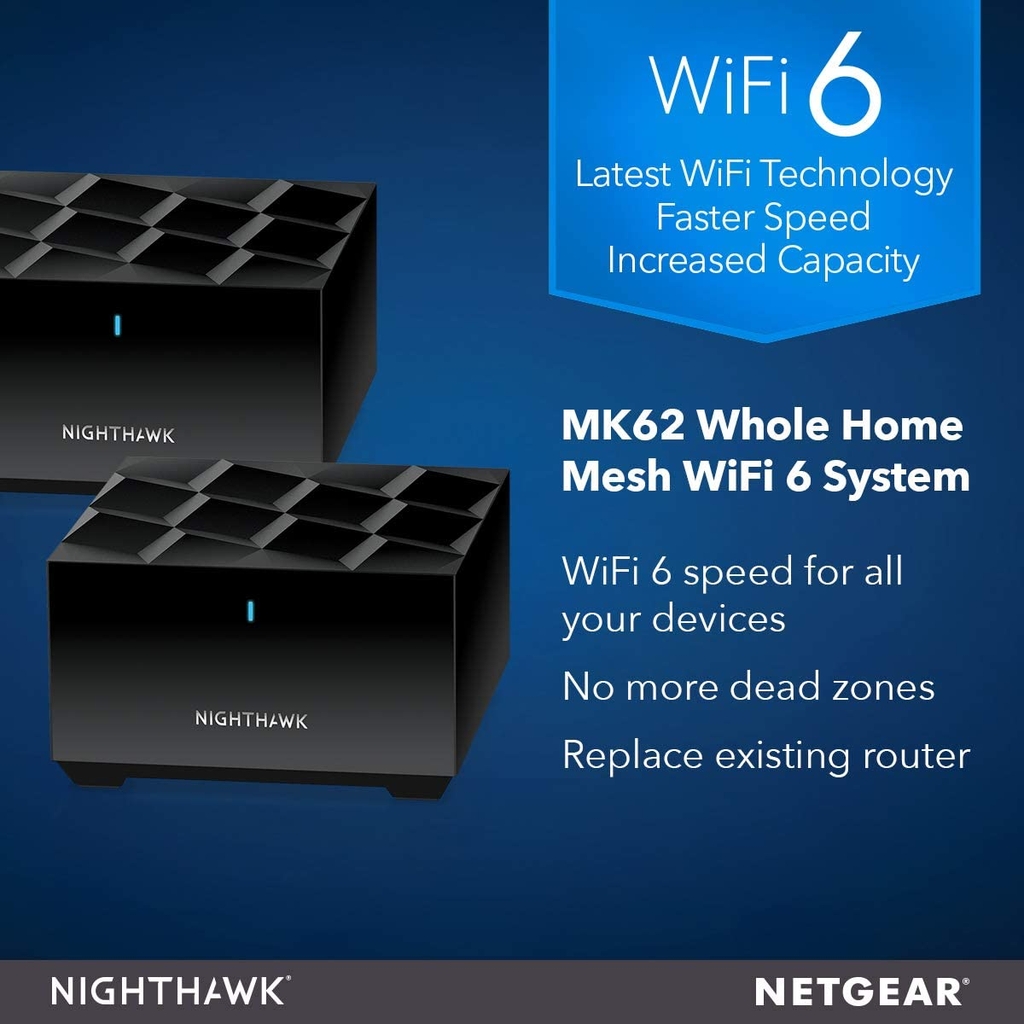 NIGHTHAWK® MESH WIFI 6 SYSTEM (MK63)