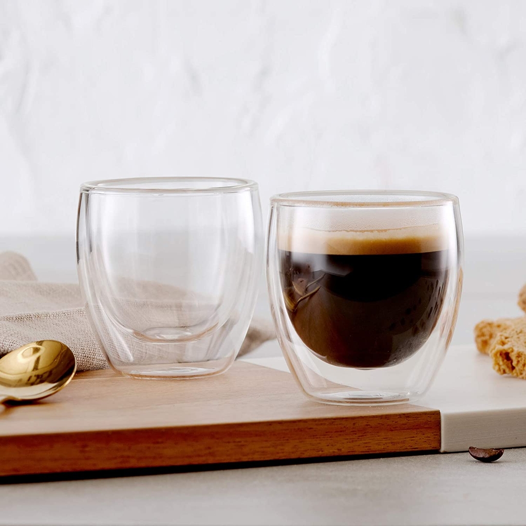 Cốc uống cà phê cách nhiệt Barista, 75ml, pack of 2