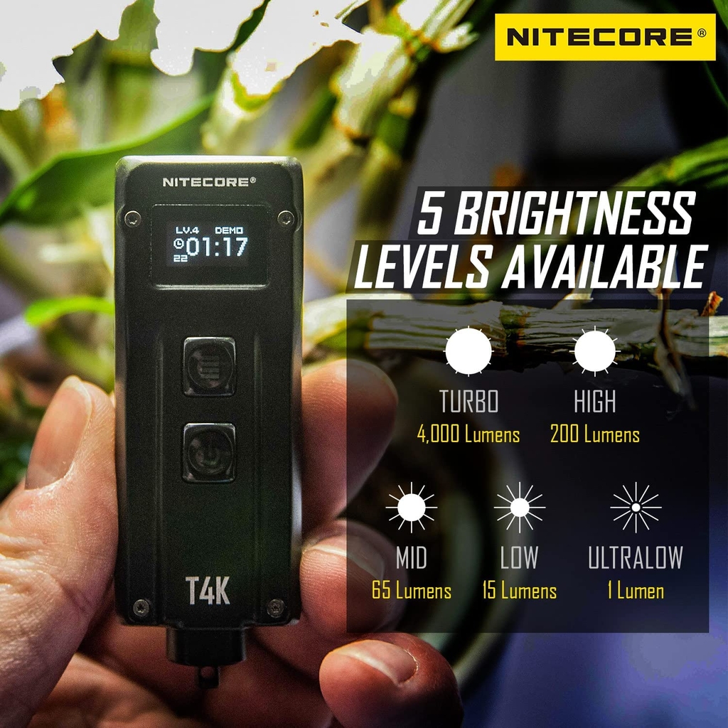 Đèn pin Nitecore T4K 4000 Lumens