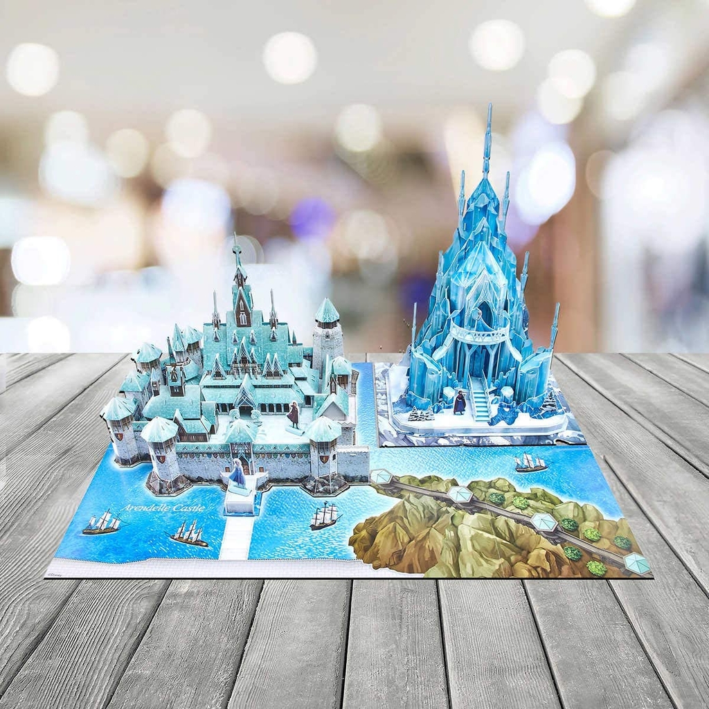 Bộ xếp hình 3D Frozen II Arendelle & Ice Castle