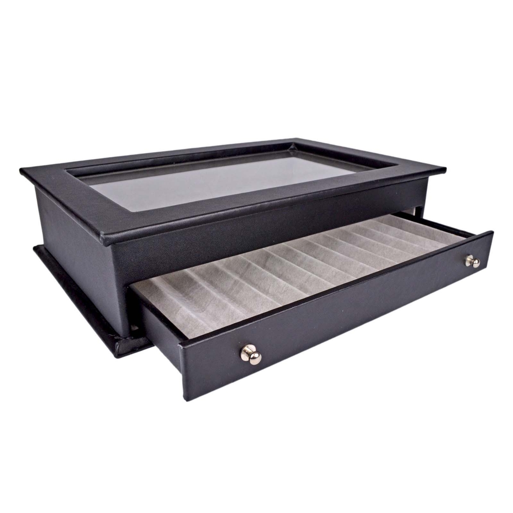 Hộp đựng bút Royce Leather 12 Pen Display Case Black