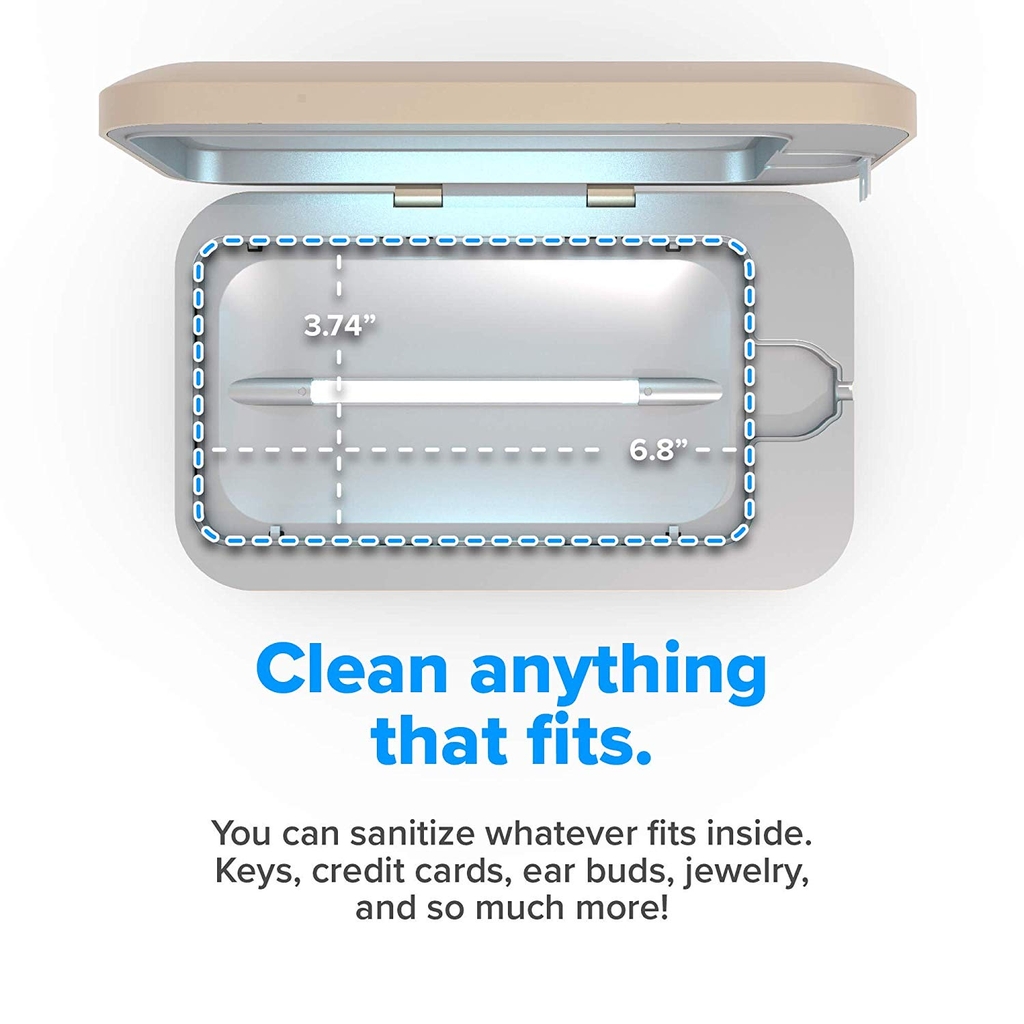 PhoneSoap 3 Vệ sinh điện thoại thông minh UV & Sạc phổ thông