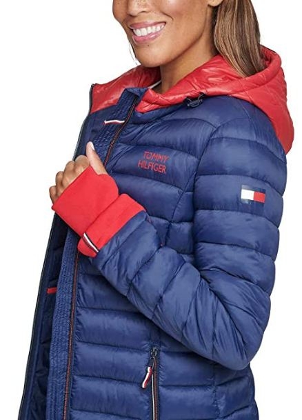 Áo Khoác Tommy Hilfiger Màu Trắng Có Mũ