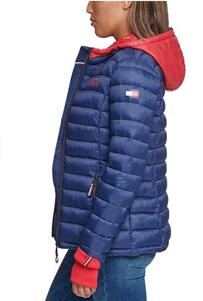 Áo Khoác Tommy Hilfiger Màu Trắng Có Mũ