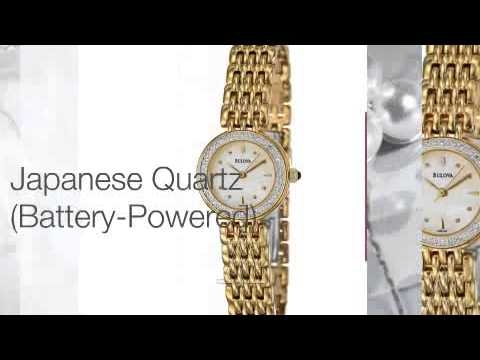 Đồng hồ đeo tay cho nữ Bulova Diamond Petite Classic Watch