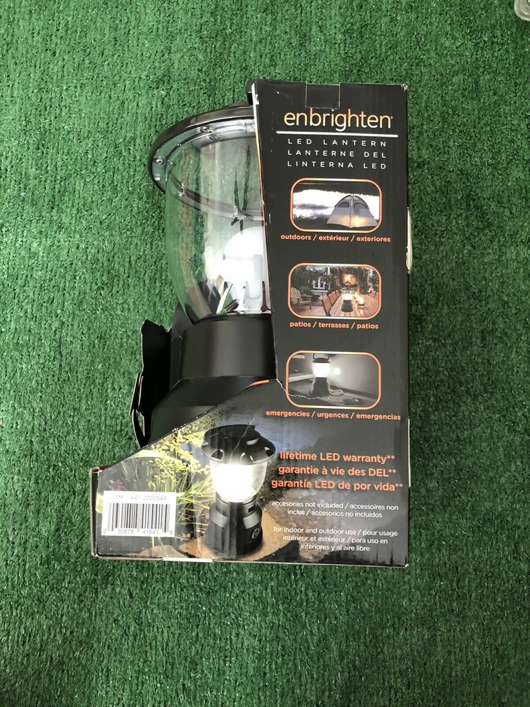 Đèn bão Enbrighten LED Camping/Emergency Lantern, USB, Batt Powered, 800 Lumen