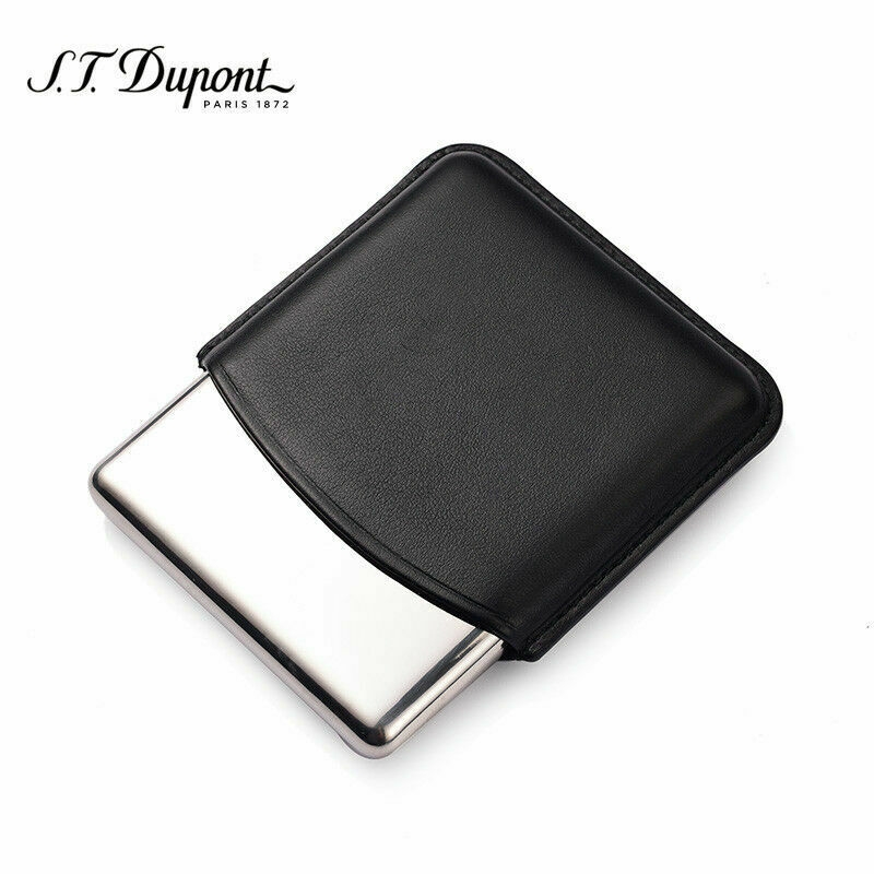 Bao đựng thuốc lá S.T Dupont Case metal/lether black