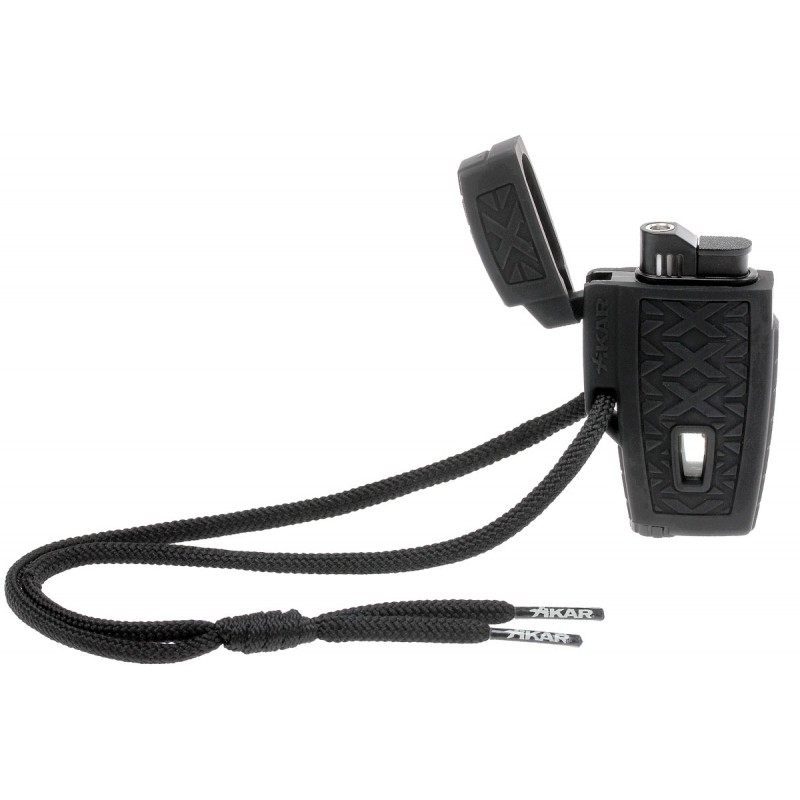 Bật lửa khò Xikar Stratosphere II Single Cigar Lighter - Black