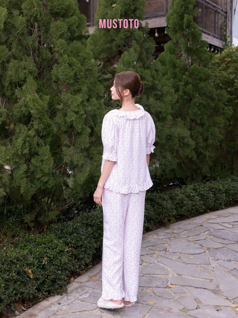 MB97 | Bộ Mặc Nhà Pijama Lyocell Quần Dài Thu Đông