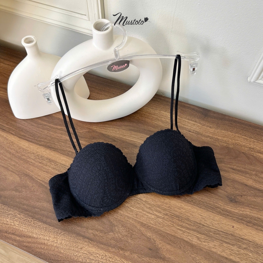 MA25 | MUSTOTO Áo Lót Tháo Dây Bra Mút Vừa 1.5cm