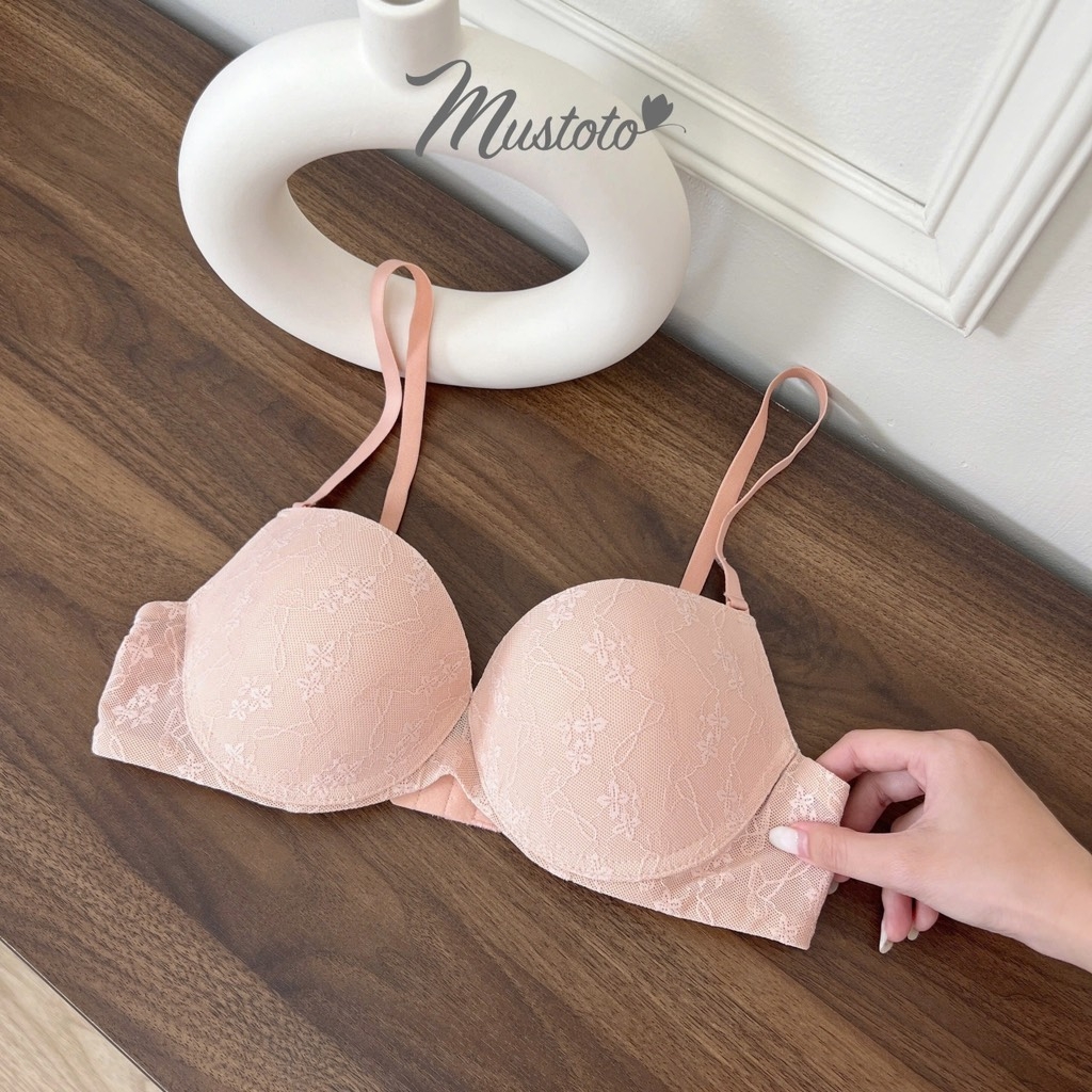 Áo Lót Không Gọng Ren Mút Vừa 2cm (MA39)