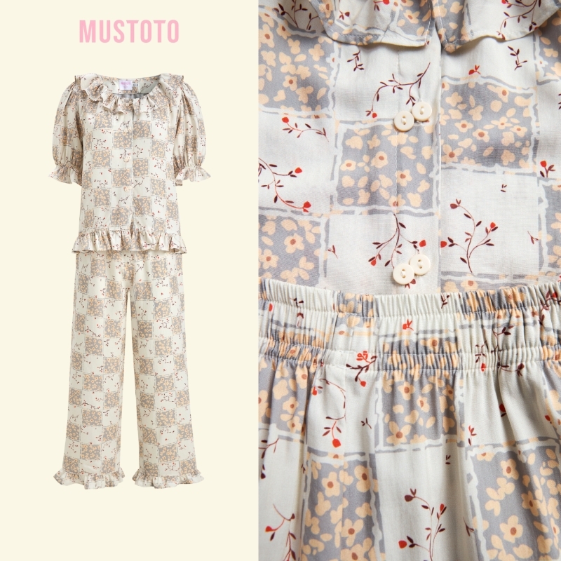 MB97 | Bộ Mặc Nhà Pijama Lyocell Quần Dài Thu Đông