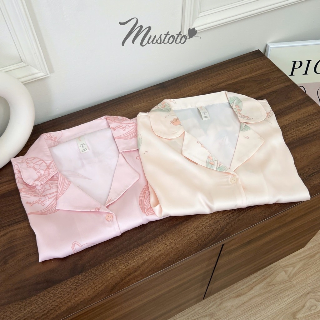 Bộ Pyjama Lụa Dài Cao Cấp (MB56)
