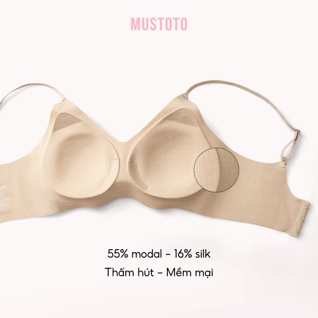 MA60 | Áo Lót Mút Mỏng Tàng Hình Có Móc Cài