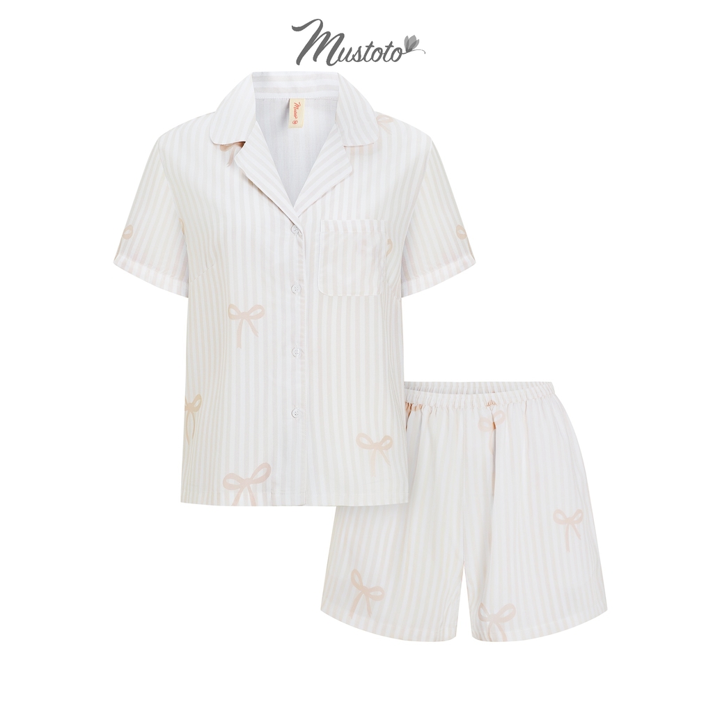 [EASY LYOCELL] Bộ Mặc Nhà Pijama Ngắn Vải Lyocell (MB81)