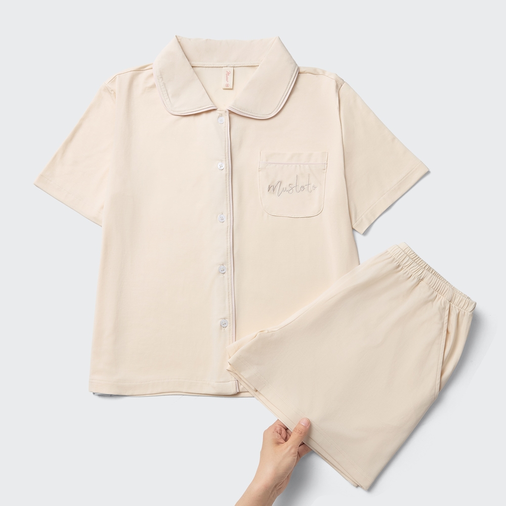 [EASY LYOCELL] Bộ Pijama Mặc Nhà Nữ Ngắn Thun Lyocell Mềm Mát (MB71)