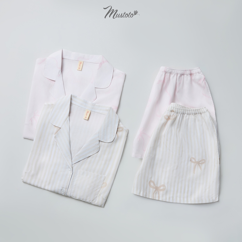 [EASY LYOCELL] Bộ Mặc Nhà Pijama Ngắn Vải Lyocell (MB81)
