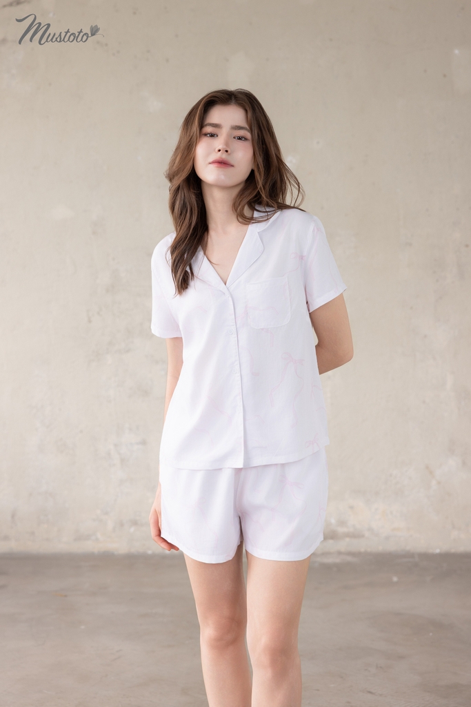 [EASY LYOCELL] Bộ Mặc Nhà Pijama Ngắn Vải Lyocell (MB81)