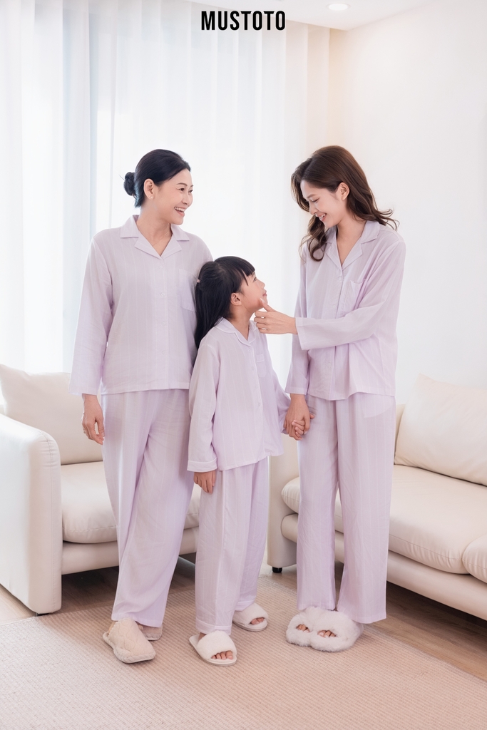 MB8901 | MUSTOTO Bộ Pyjama Mặc Nhà Cho Bé Mặc Đôi Cùng Mẹ