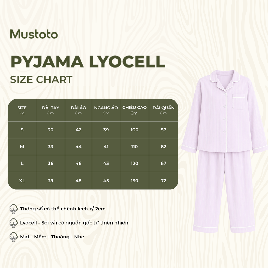 MB8901 | MUSTOTO Bộ Pyjama Mặc Nhà Cho Bé Mặc Đôi Cùng Mẹ