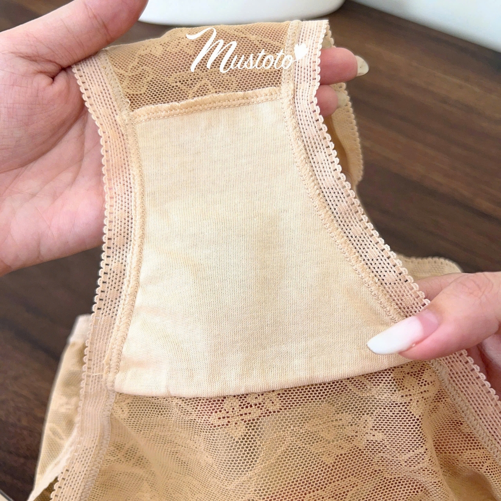 Combo Quần Lót Lưng Thấp Ren Hoa Lài (MQ82)