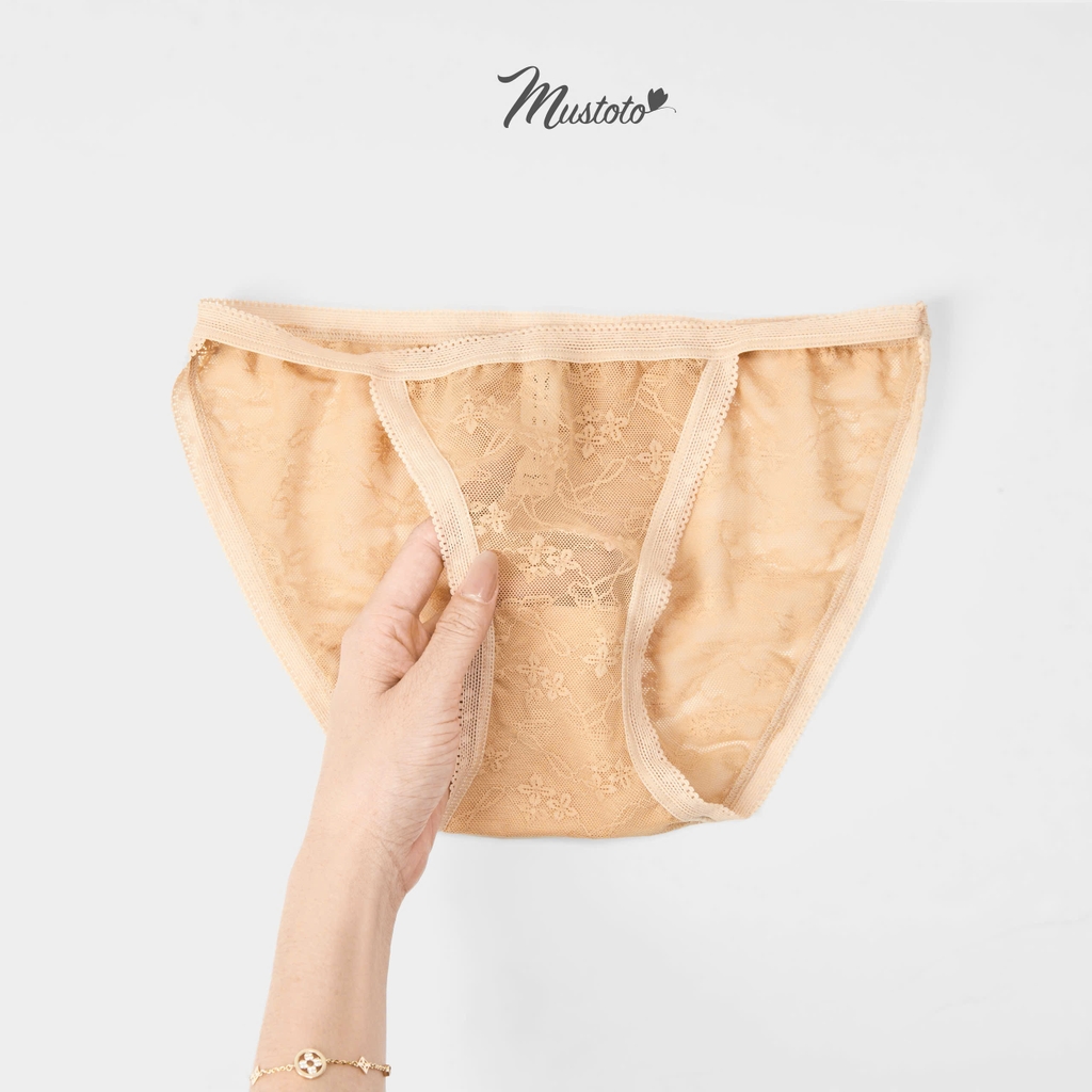 Combo Quần Lót Lưng Thấp Ren Hoa Lài (MQ82)