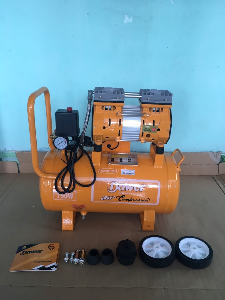 MÁY NÉN KHÍ KHÔNG DẦU 750W 30L DAWER DW700/30 - HÀNG CHÍNH HÃNG