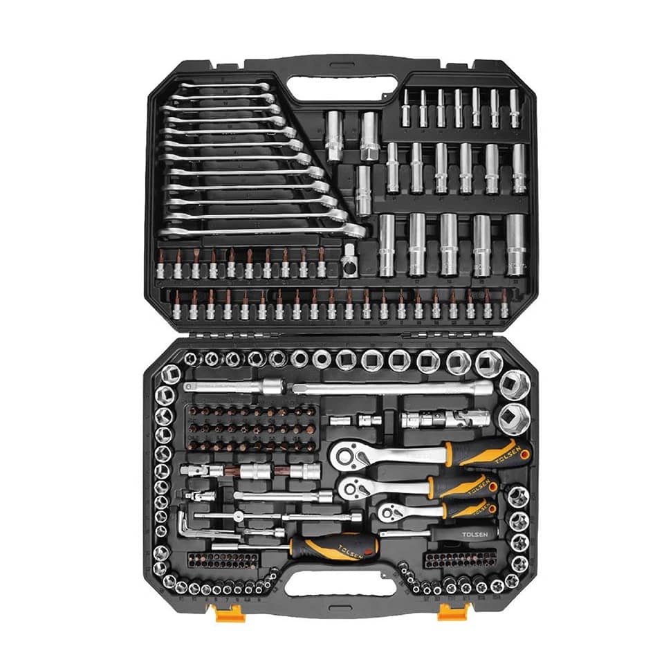 BỘ DỤNG CỤ MỞ BULONG 216 MÓN TOLSEN 15147 - HÀNG CHÍNH HÃNG [ CÓ SẴN 2 BỘ]