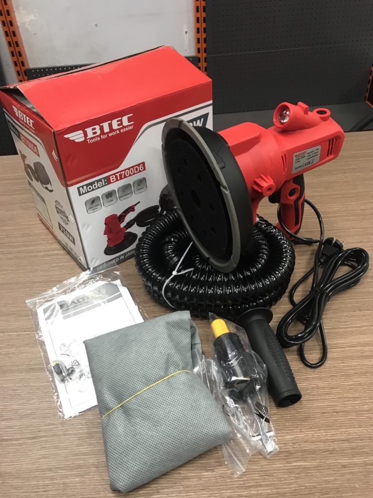 MÁY CHÀ NHÁM TƯỜNG 188MM BTEC BT700D6 (710W)- HÀNG CHÍNH HÃNG