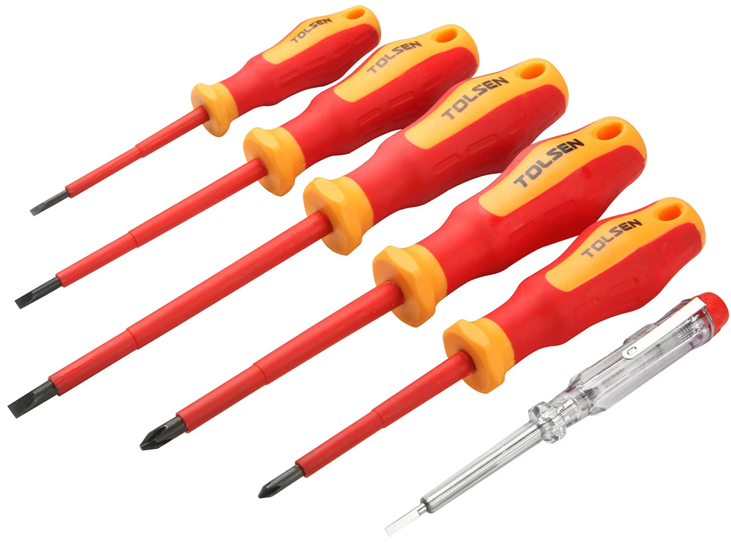BỘ VÍT CÁCH ĐiỆN 6 CÂY TOLSEN 38013 - HÀNG CHÍNH HÃNG