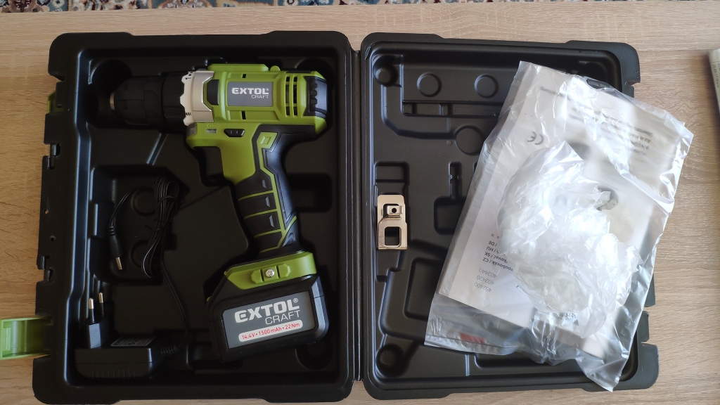 Máy khoan pin 14.4v (1 pin, 1 sạc) Extol 402420