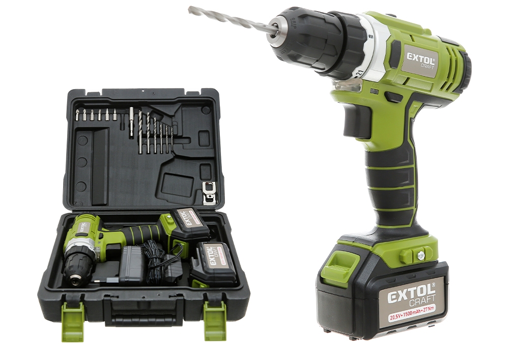 Máy khoan pin 20,5V (2PIN 20,5V, 1 SẠC) Extol 402440
