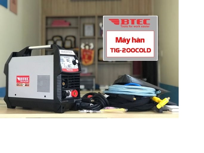 MÁY HÀN TIG LẠNH 3 CHẾ ĐỘ (TIG/COLD TIG/QUE ) BTEC TIG-200COLD- HÀNG CHÍNH HÃNG