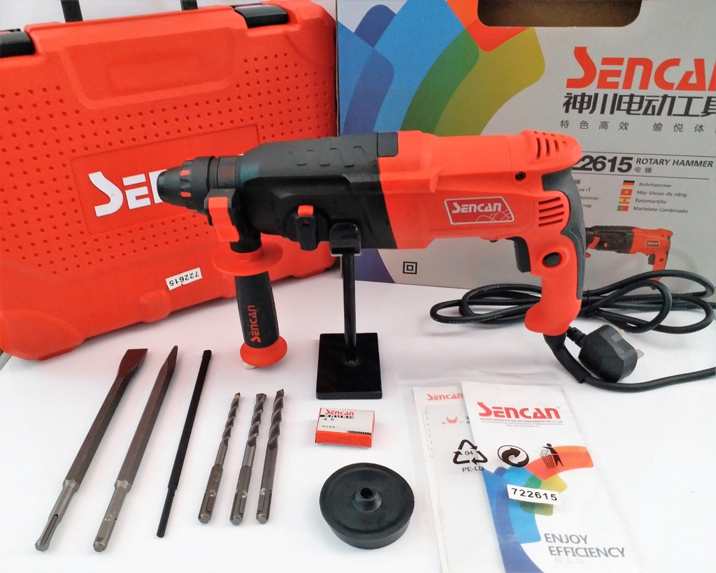 MÁY KHOAN BÚA 850W 26MM SENCAN 722615 - HÀNG CHÍNH HÃNG