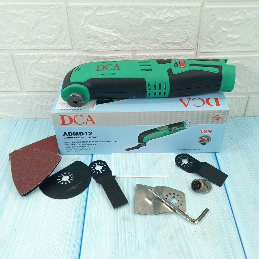 THÂN MÁY CẮT GÓC ĐA NĂNG PIN 12V  0.95 KG DCA ADMD12Z - HÀNG CHÍNH HÃNG