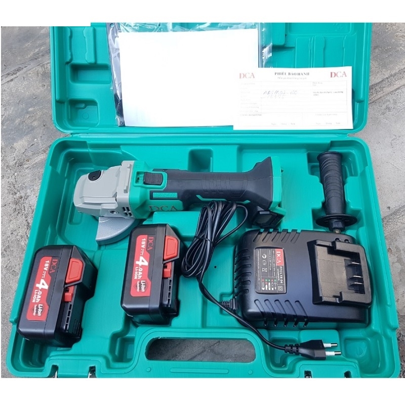 MÁY MÀI GÓC PIN 18V/5.0AH DCA ADSM02-100F - HÀNG CHÍNH HÃNG