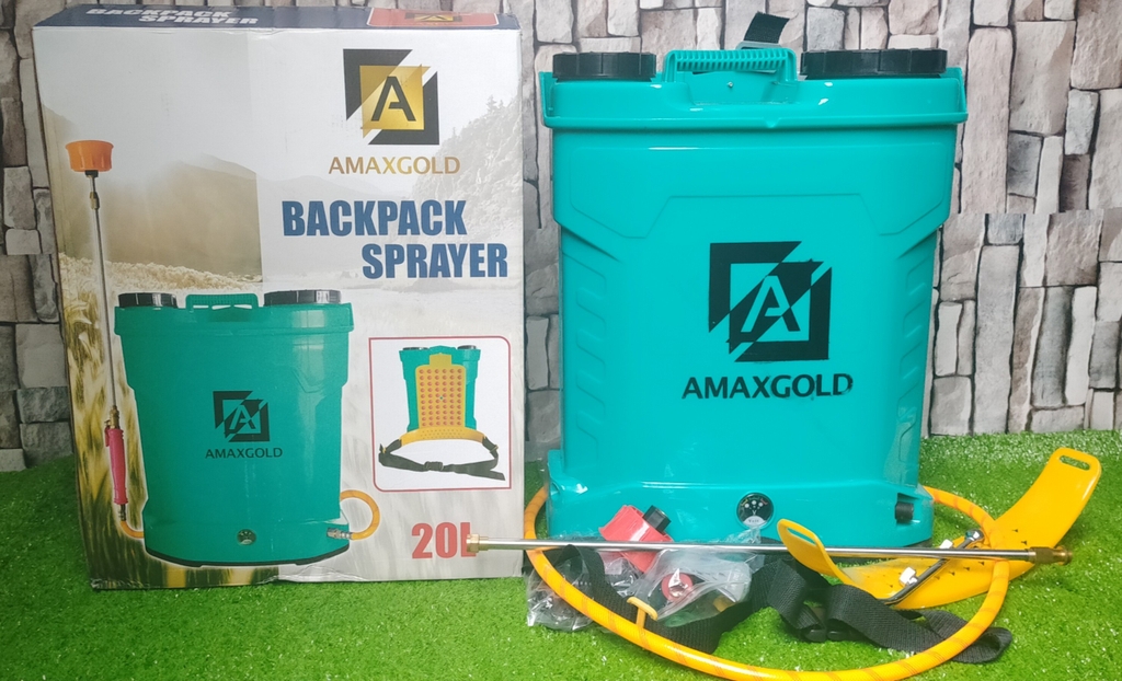 MÁY PHUN THUỐC TRỪ SÂU - BÌNH PHUN THUỐC CHẠY ĐIỆN 20 LÍT AMAXGOLD AG5520 ( HÀNG CHÍNH HÃNG)