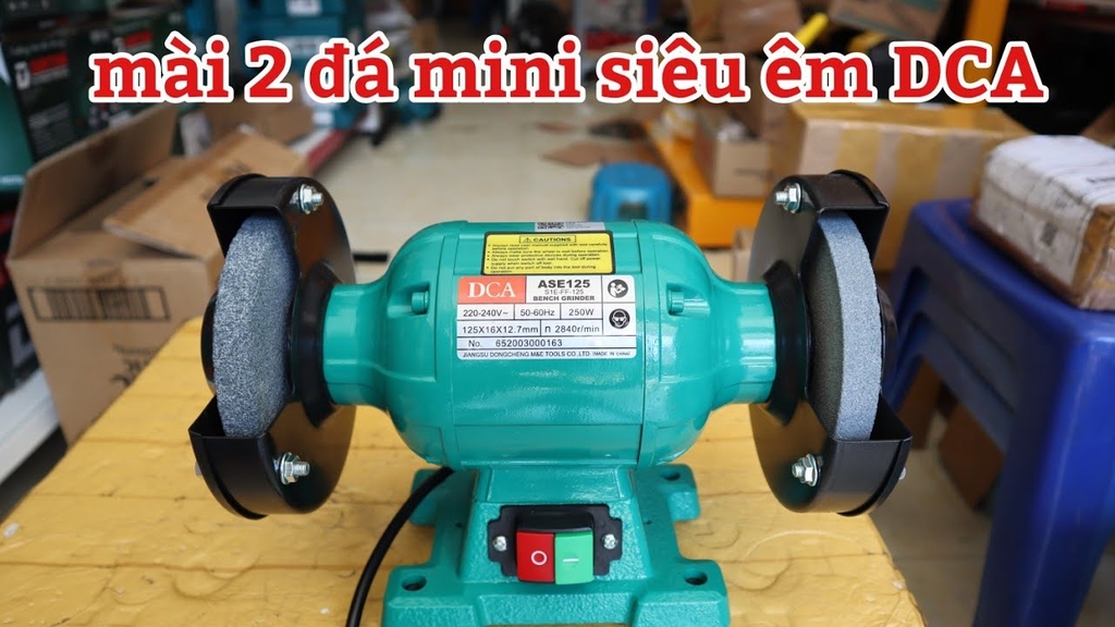 MÁY MÀI HAI ĐẦU 125MM 250W DCA ASE125 - HÀNG CHÍNH HÃNG