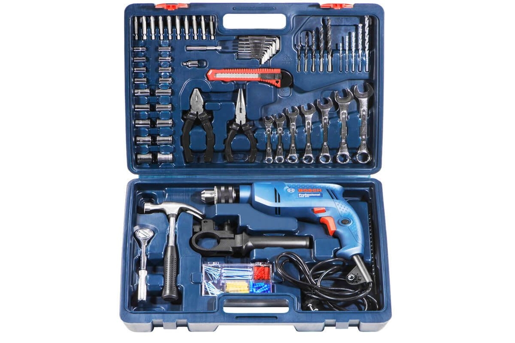 Máy khoan động lực Bosch GSB 550 SET 122