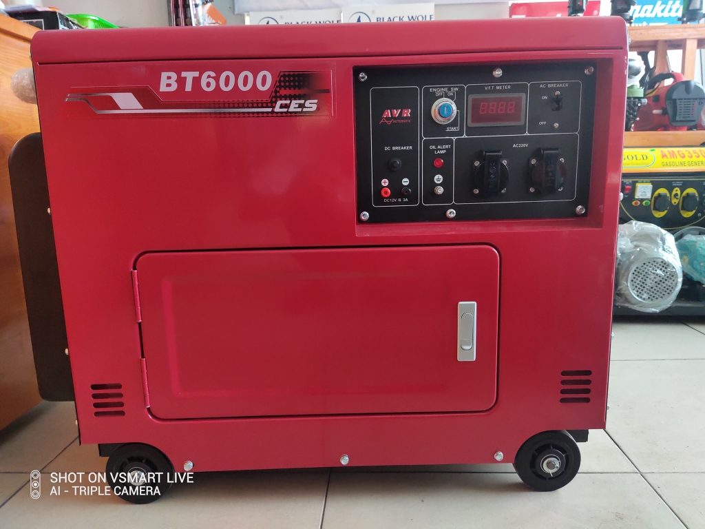 Máy phát điện Diesel Btec BT6000CES 6.6KVA- Hàng chính hãng