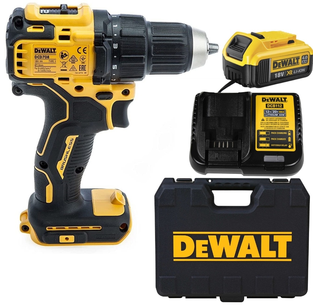 MÁY KHOAN CẦM TAY 20VMAX/BL DEWALT DCD708M1 - HÀNG CHÍNH HÃNG