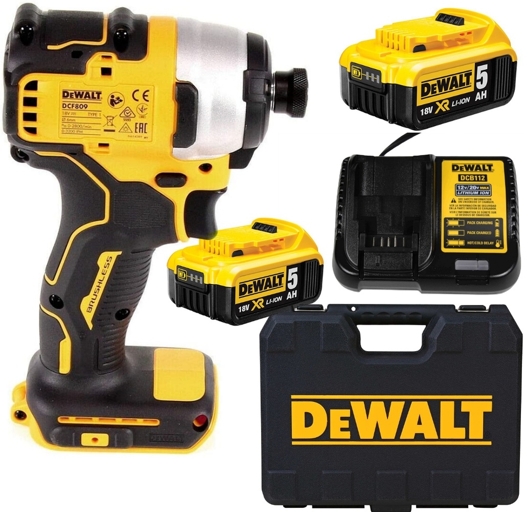 MÁY VẶN VÍT CẦM TAY 20VMAX/BL DEWALT DCF809P2-KR - HÀNG CHÍNH HÃNG
