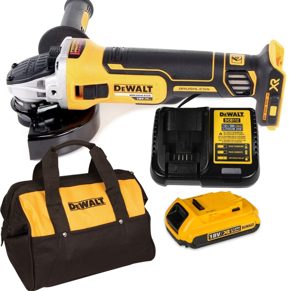 MÁY MÀI CẦM TAY 18V/BL 800W DEWALT DCG405D1 - HÀNG CHÍNH HÃNG